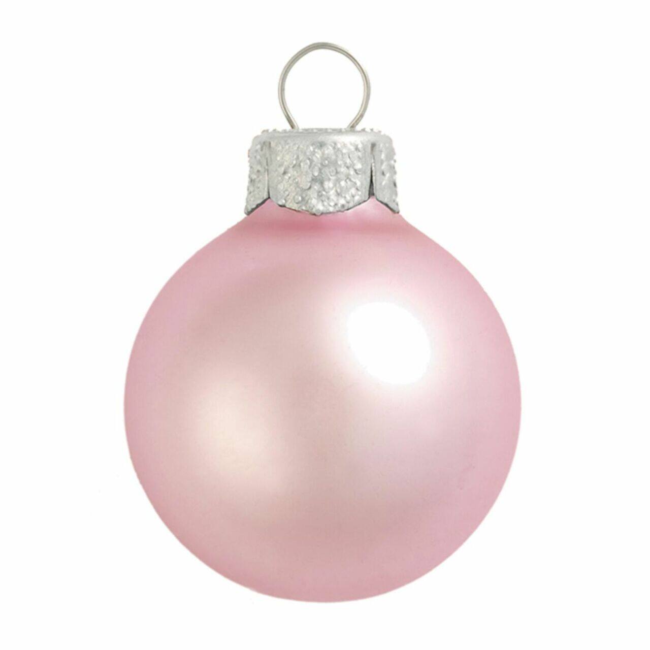 Whitehurst 40ct. 1.5" Matte Glass Christmas Ornaments